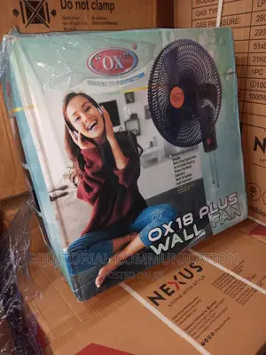 OX 18'' Wall Fan Black
