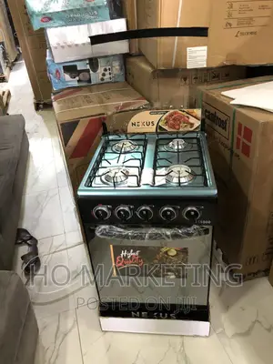 Nexus 4+0 Gas Cooker (Nx-5055bc) With Auto Ignition