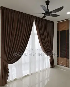 Solid Interior Windows Curtains