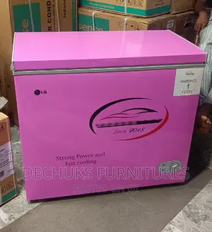 LG Chest Freezer With Inner Slide Glass (290 Liters) Pink