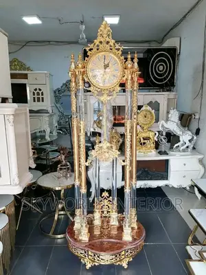 Turkish Golden Luxury Standing Clock