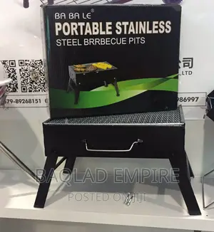 Portable Stainless Steel Barbecue Charcoal Grill