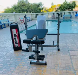 Brand New Weight Bench With 50kg Adjustable Dumbbell