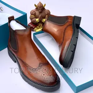 Steve Riot High Quality Leather Luxury Designer Chelsea Boot