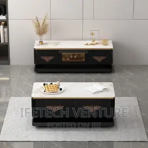 Marble Tv Stand and Center Table