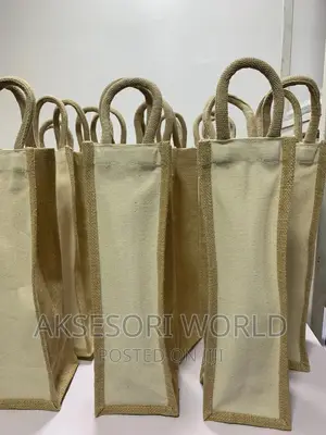 Jute Wine Gift Bag Hamper Souvenir One Piece