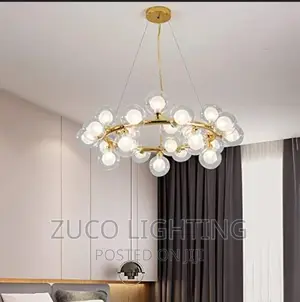 Modern Luxury LED Glass Pendant Chandelier Light