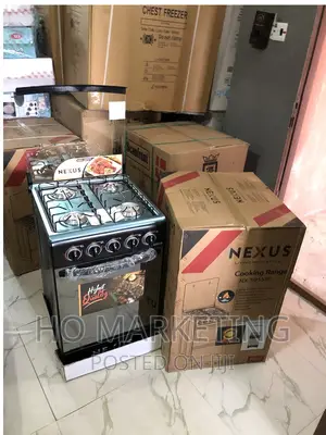 4 Burner Gas Cooker -Nexus Black Color