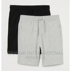 Danami 2 in One Sweat Shorts- Black Light Grey
