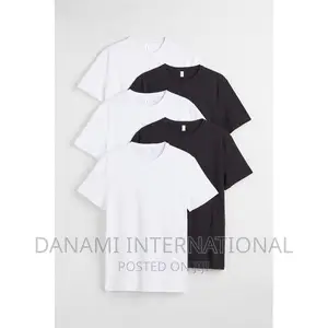 Danami 5 in One Plain Short Sleeve Round Neck T-Shirts