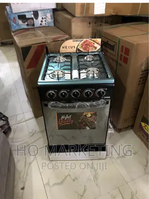 Brand New Nexus 50x50 4 Burner Gas Cooker -Nx-5055bc