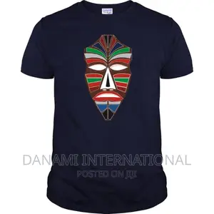 Danami African Mask Printed T-Shirt