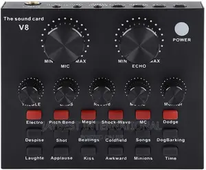 V8-Live Sound Card, USB External Sound Card Head