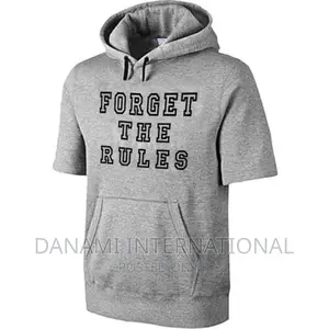 Danami Forget the Rules Short Sleeve Light Grey Hoodie