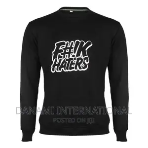 Danami Haters Printed Black Sweatshirt