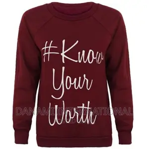 Danami Know Your Worth Printed Sweatshirt