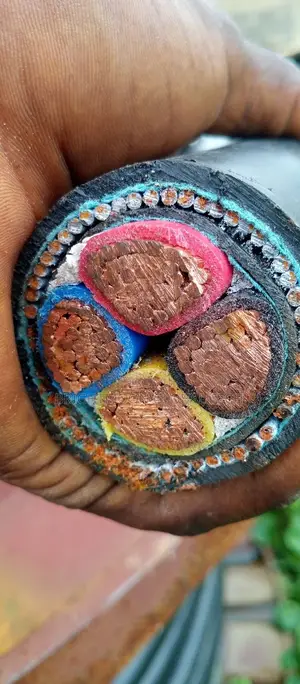 185mm 4core Nigerchin Armoured Cable and Wires a/M
