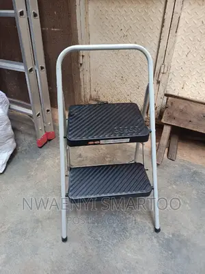 2 Step Black Ladder.