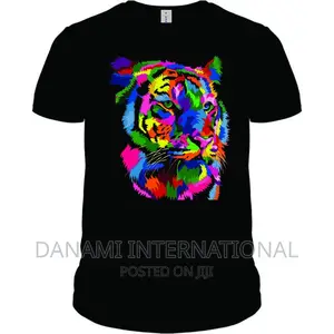 Danami Lion Head Art Printed T-Shirt