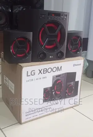 New Lg Xboom Lk72b Sound System Bluetooth Usb (40watts)