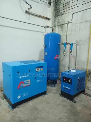 Screw Compressor 20hp With 500l Tank And Air Dryer