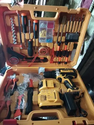 Cordless Drill With Tools(Dewalt)