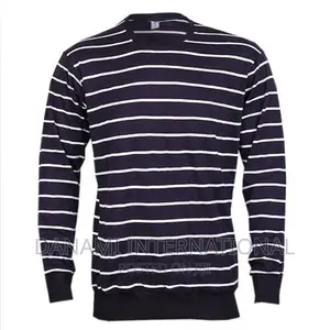 Danami Navy Blue With White Strip Sweatshirt