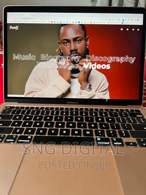 I Design Modern Music Artist/Band/Dj Website