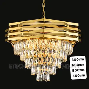 New Luxury 800mm Gold Christal Chandelier Light