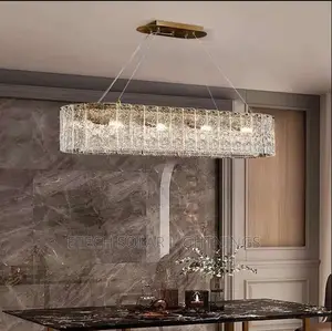 New Luxury Dining Room Square Chandelier Light Size 800mm