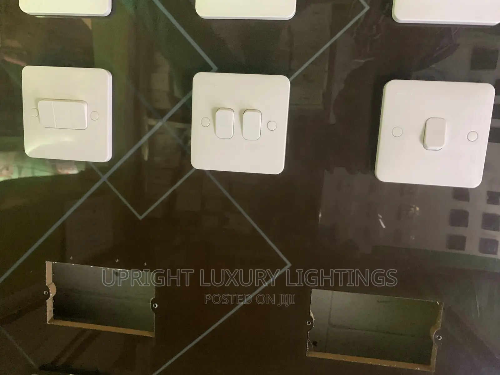 Schneider Small White Button Switches/Socket