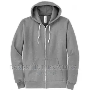 Danami Plain Long Sleeve Zipper Hoodie