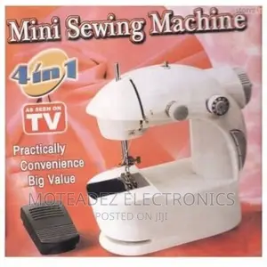 Electric 4 in 1 Mini Sewing Machine With Power Adapter