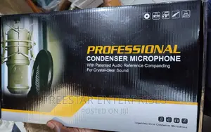 Professional Condenser Studio Microphone Live Sound Card