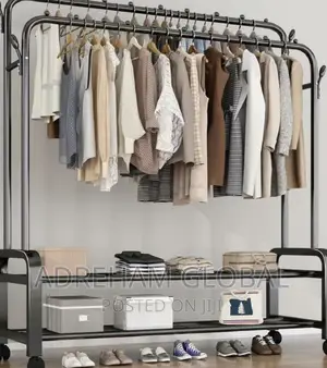 Quality Heavy Double Pole ,2 Step Clothes/Bag Hanger , 48kg