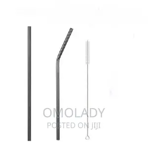 2 PCS Drinking Straw + Cleaner Brush Set