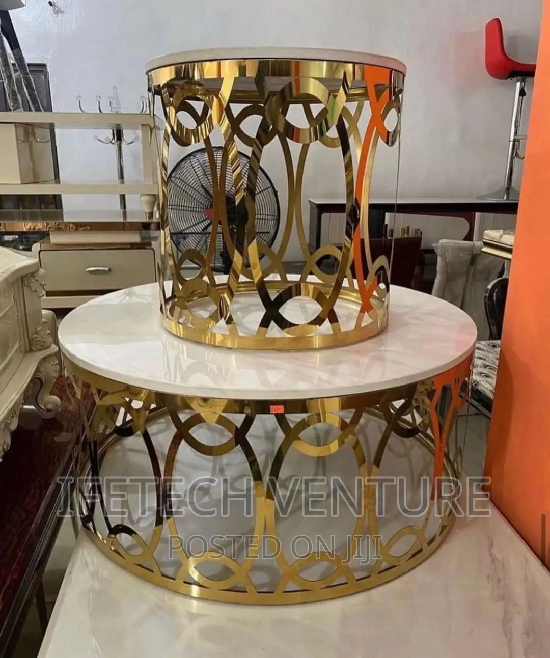 Center Table With Side Stool