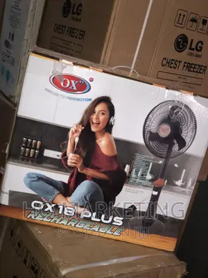 18inches OX Rechargaeble Standing Fan