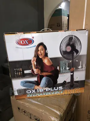 OX 18inches Rechargeable Fan