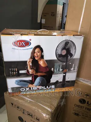 OX Rechargeable 18 Plus Fan