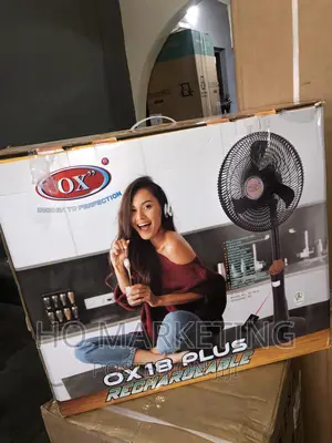 Chargeable Ox 18inches Standing Fan