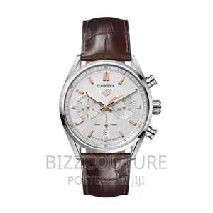 Original TAG HEUER CARRERA Leather Watch Available in Store