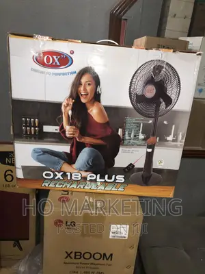 Ox Plus 18inches Rechargeable Fan