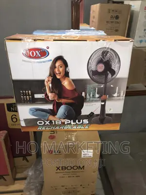 Ox 18inches Plus Recgargeable Fan