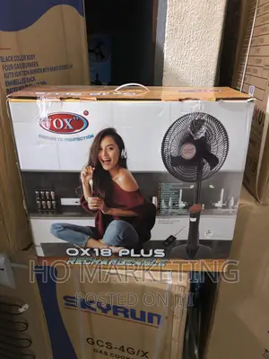 OX 18 PLUS Rechrgeable Fan