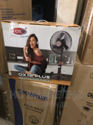 18 Inches PLUS Rechargeable Fan