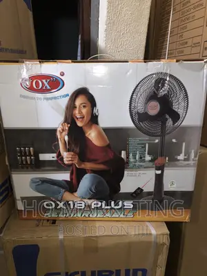 OX 18 PLUS Standing Rechargeable Fan
