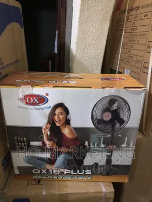 OX PLUS 18inches Rechargeable Fan