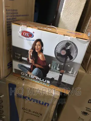 18 Inches Ox Rechargeable Fan