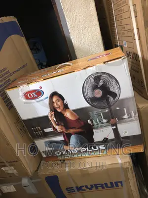 OX 18 Inches Plus Rechargeable Standing Fan